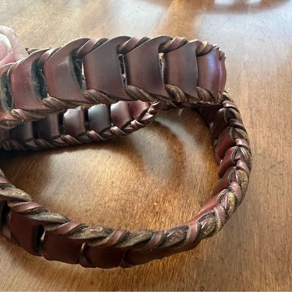 Leather belt unbranded
